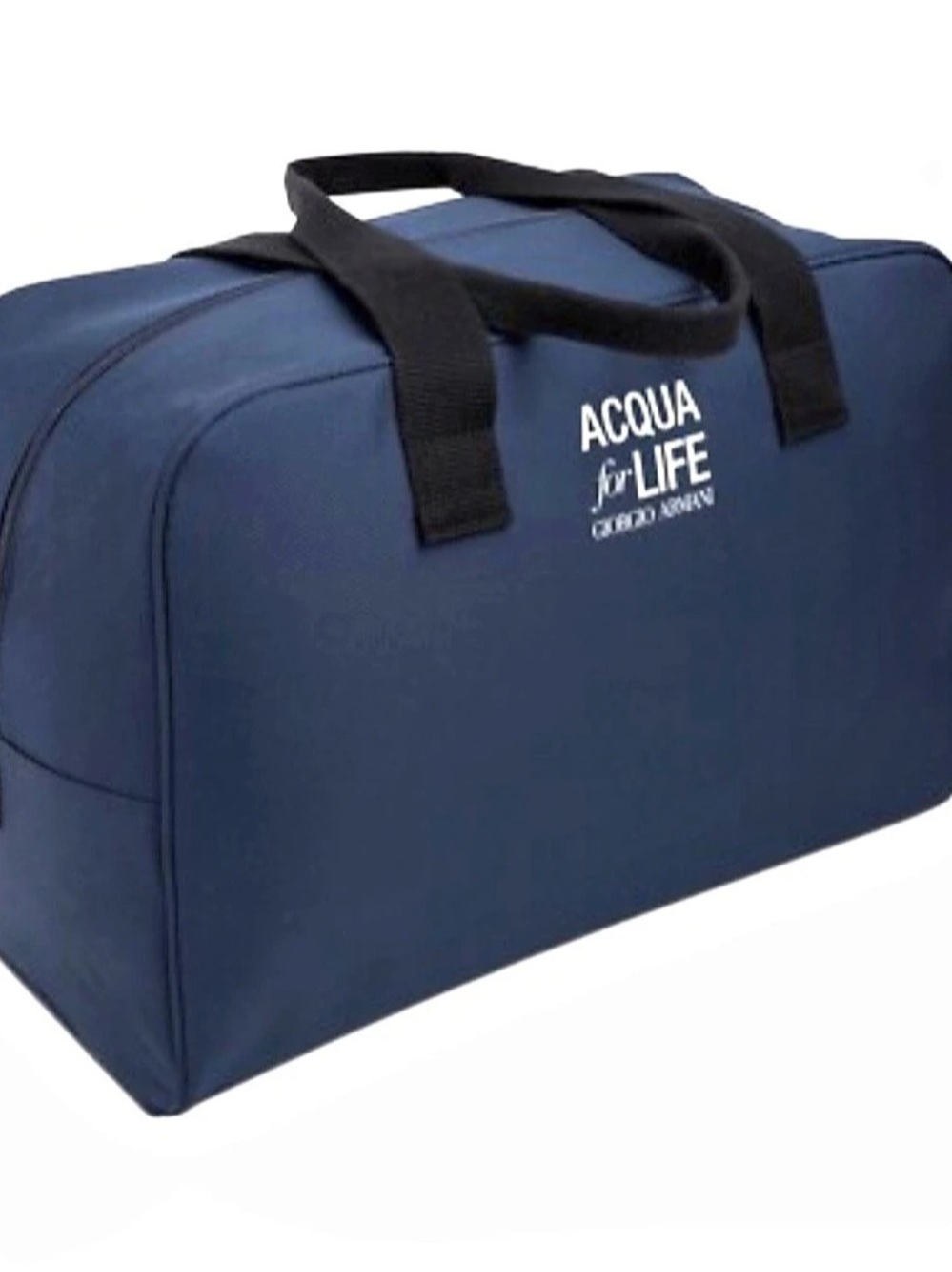 GWP: Giorgio Armani Acqua for Life Duffle Bag Blue in Navy Blue NWT